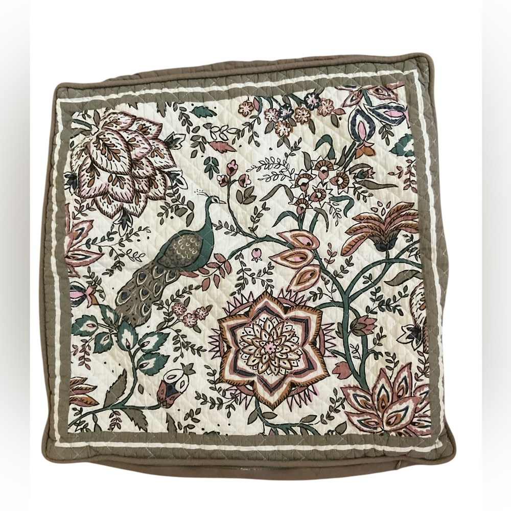 3 Vera Bradley Peacock print pillow covers